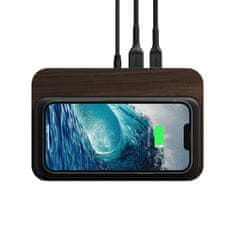 Nomad Base Station with Magnetic Alignment V3, walnut