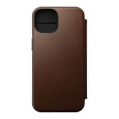 Nomad Leather MagSafe Folio, brown, iPhone 14