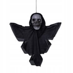 Korbi Hlava zavěšené lebky, halloweenská dekorace, děsivý ornament, černá