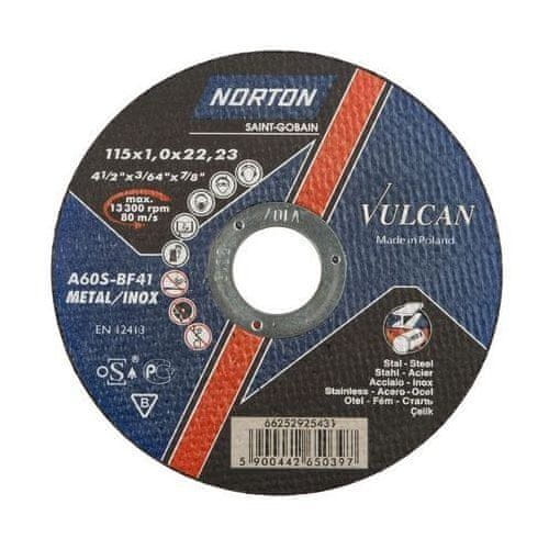 shumee FLEX SHIELD 41 115X1,0X22,2 A 60 S VULCAN (100 ks + RUKAVICE) NORTON BUCKET