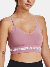 Under Armour Podprsenka UA Seamless Low Long Bra-PNK L