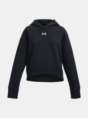 Under Armour Mikina UA Rival Fleece Crop Hoodie-BLK XS