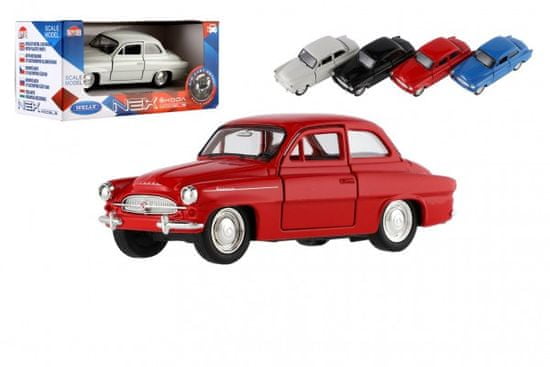 Welly Auto Škoda Octavia 1959 kov/plast 11cm 1:34-39 na volný chod 4 barvy