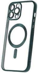 Forever Silikonové TPU pouzdro Mag Color Chrome pro iPhone 13 Pro zelené (TPUAPIP13PMCCTFOGR)