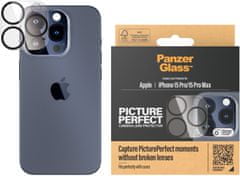 PanzerGlass ochranné sklo fotoaparátu pro Apple iPhone 15 Pro/15 Pro Max