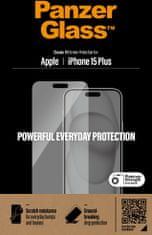 PanzerGlass ochranné sklo pro Apple iPhone 15 Plus