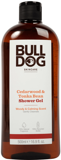 Bulldog Cedarwood & Tonka Bean Shower Gel 500ml