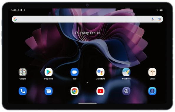 Tablet iGet Blackview TAB G16 velký displej flipové pouzdro ochranné sklo stylusové pero 6GB/128GB LTE výkonný tablet nízká váha ultra lehký tablet podpora stereofonní reproduktory stereo reproduktory tenké tělo Bluetooth 5.0 18W rychlonabíjení LTE připojení LTE internet vysokokapacitní baterie FullHD+ rozlišení OS Android 12 odemykání obličejem 3.5m jack duální stereo reproduktory 13Mpx fotoaparát zadní kamera tenký tablet kompatní rozměry nízká hmotnost 6GB RAM 256ROM Unisoc T616