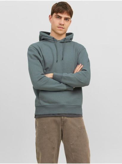 Jack&Jones Šedá pánská mikina s kapucí Jack & Jones Star