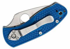 Spyderco C148PBL Ambitious Lightweight Blue nejmenší kapesní nůž 5,9 cm, modrá, FRN
