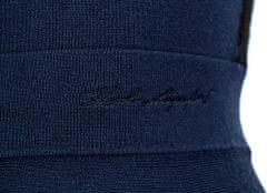 Karl Lagerfeld dámské úpletové šaty s logem modré Velikost: S