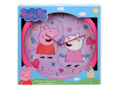 sarcia.eu Peppa Pig Růžové analogové nástěnné hodiny 25 cm 