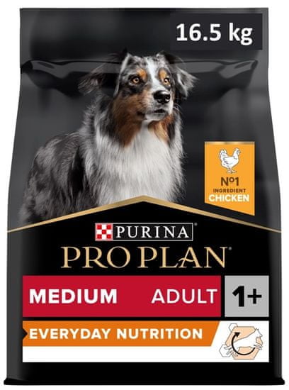 Purina Pro Plan MEDIUM ADULT EVERYDAY NUTRITION kuře 14 kg + 2,5 kg