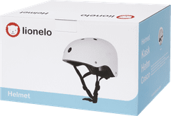 Lionelo Dětská cyklistická přilba 50-56cm bílá