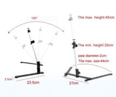 MASSA Stativ pro telefon fotoaparátu stanu bez stínu