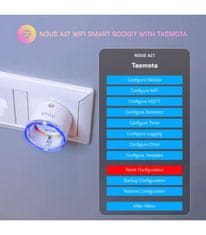 Nous Nous A1T WiFi Smart Zásuvka s Tasmota firmwarem do 16A