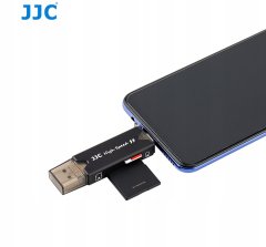 JJC Čtečka paměťových karet Micro USB USB-C 3.0 Micro SD