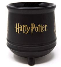 CurePink 3D keramický hrnek - kotlík Harry Potter: Erb Bradavic - Hogwarts (objem 511 ml)