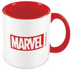 CurePink Keramický hrnek Marvel: Logo (objem 325 ml)