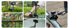 TELESIN Svěrák Magic Arm TELESIN Klip Držák pro GoPro HERO 12 BLACK / 11 Mini