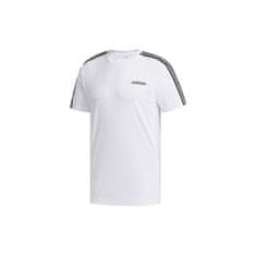 Adidas Tričko bílé XXL D2M 3STRIPES Tee