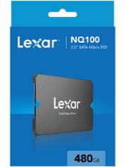 Lexar SSD NQ100 2.5" SATA III - 480GB (čtení/zápis: 560/480MB/s)