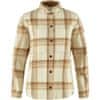 Singi Flannel Overshirt W, chalk white-dune beige, s