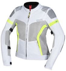 iXS Sports women's jacket iXS TRIGONIS-AIR X51064 light grey-grey-neon yellow D3XL X51064-995-D3XL