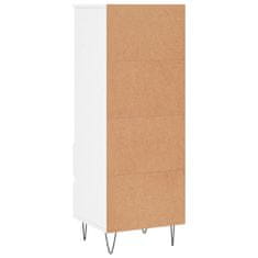 Greatstore Skříň highboard bílá s vysokým leskem 40 x 36 x 110 cm kompozit