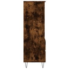 Vidaxl Skříň highboard kouřový dub 40 x 36 x 110 cm kompozitní dřevo