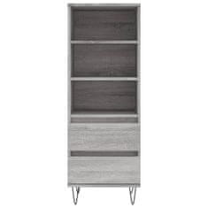 Vidaxl Skříň highboard šedá sonoma 40 x 36 x 110 cm kompozitní dřevo