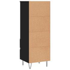 Vidaxl Skříň highboard černá 40 x 36 x 110 cm kompozitní dřevo