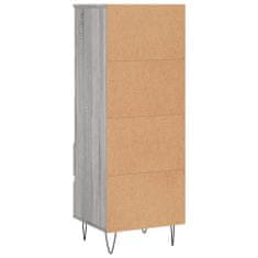 Vidaxl Skříň highboard šedá sonoma 40 x 36 x 110 cm kompozitní dřevo