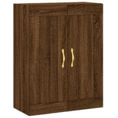 Vidaxl Skříň highboard hnědý dub 69,5 x 34 x 180 cm kompozitní dřevo