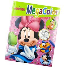 Disney Velká kniha omalovánek se samolepkami Disney - Minnie se zmrzlinou