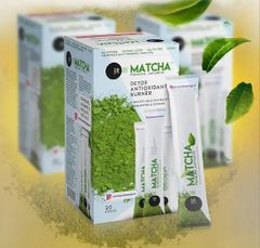 HAPPY BEAUTY SPACE Matcha, zelený čaj v prášku s blahodárným účinkem na vaši postavu! - 3 BALENÍ