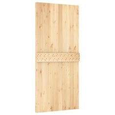 Greatstore Posuvné dveře s kováním 95 x 210 cm masivní borové dřevo