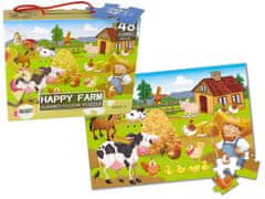 shumee Puzzle pro děti Skládačka z farmářských zvířat 48 kusů