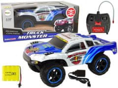 shumee Dálkově ovládané auto RC Truck Monster 1:12 bílá