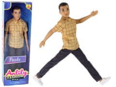 Lean-toys Panenka Pro Děti Chlapec Košile Hnědé Vlasy