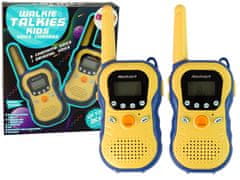 Lean-toys Walkie Talkies Pro Děti Žlutá