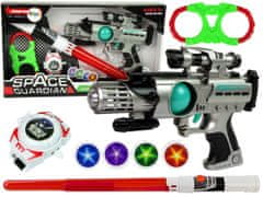 shumee Sada Space Warrior Laserová zbraň Světelný meč Pouta Pouta Disk Launcher