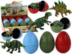 Lean-toys Vejce Figurka Dinosaurus 3 Barvy 9 Cm