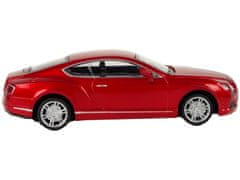 Lean-toys Auto Bentley 1:24 Frikční Pohon Červená