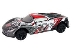 Lean-toys Auto Sportovní R/C 1:8 Šedá Bílá