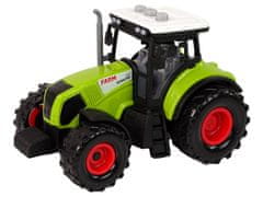 Lean-toys Sada Traktor Stroji Přívěs Cisterna Zvuky Led