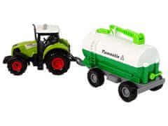 Lean-toys Traktor Pro Děti S Přívěsem Cisterna Autíčko Farma