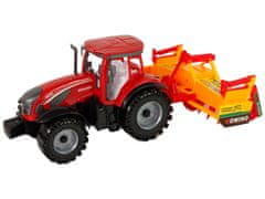 Lean-toys Traktor S Kultivátorem Frikční Pohon Červený