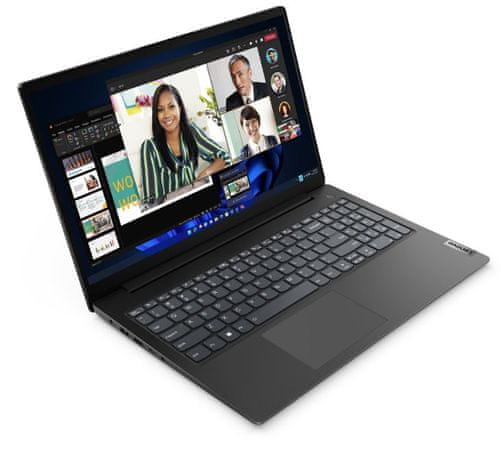 notebook Lenovo V15 G4 AMN 82YU00VRCK výkonný lehký přenosný Wi-Fi ac Bluetooth HDMI 15,6 palců Full HD displej s velmi vysokým rozlišením excelentní zvuk audio výkonný procesor AMD Ryzen 3 7320U Radeon 610M Graphics