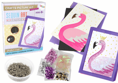 shumee Kreativní DIY flitry Set cvočky Flamingo Frame